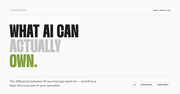 AI integration in ecommerce and business — automating workflows with AI agents