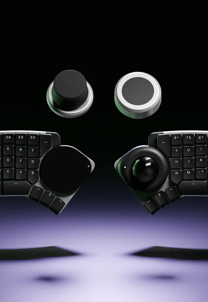 Modulare Tastatur und Trackball-Module von Naya aus dem Naya-Shop auf Shopify