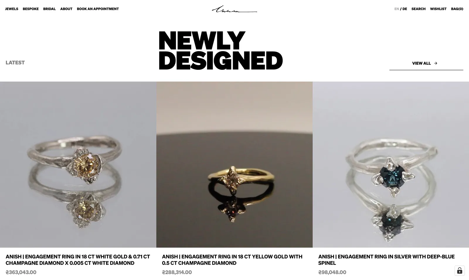 Innan Jewellery — Shopify-Shop
