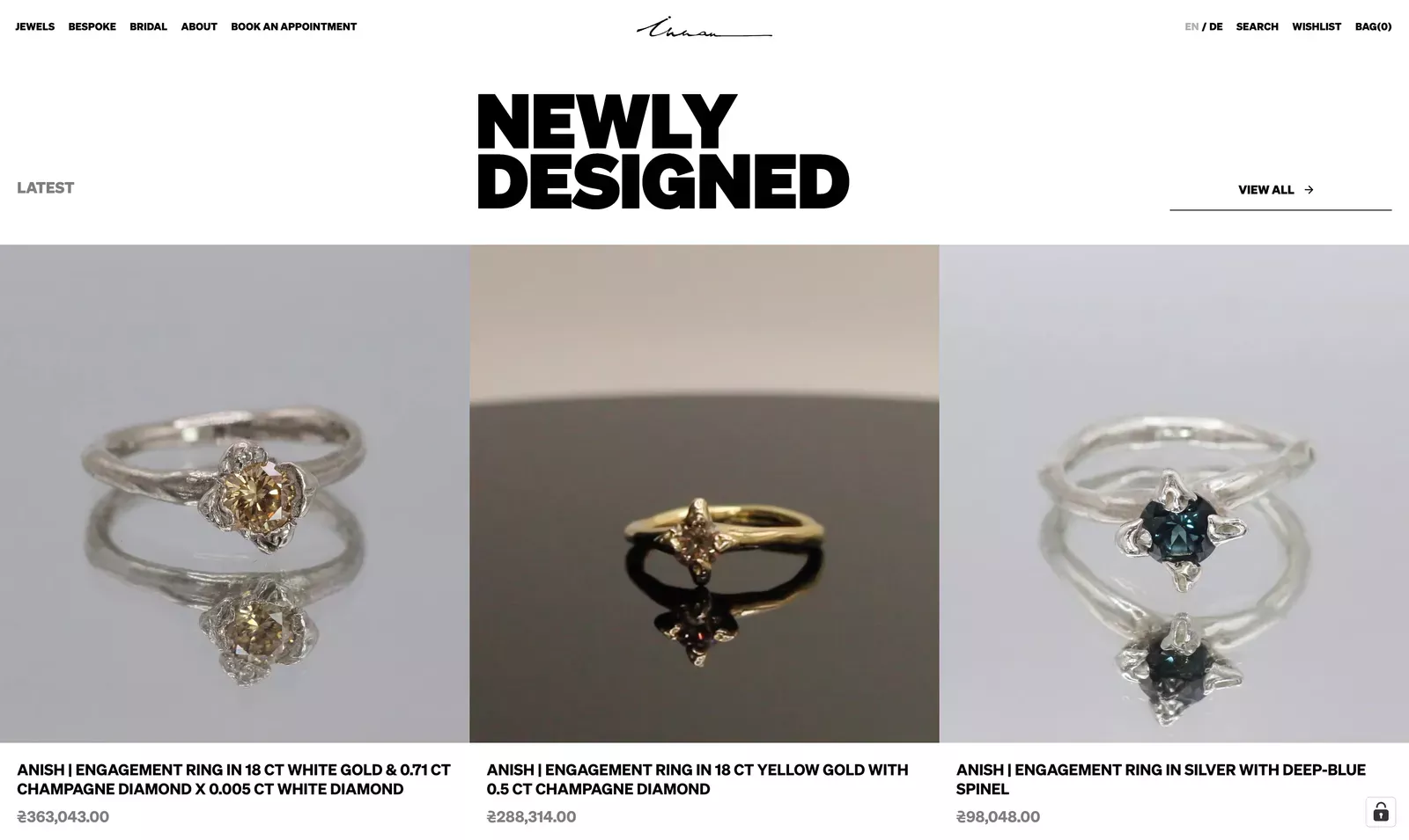 Innan Jewellery — Shopify-Shop